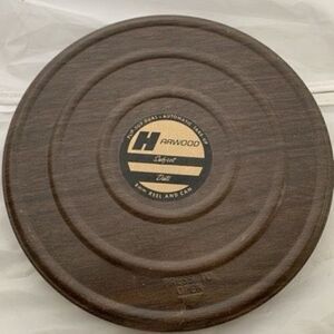 Harwood Flip-Top Dual Woodgrain 8mm Reel And Can
